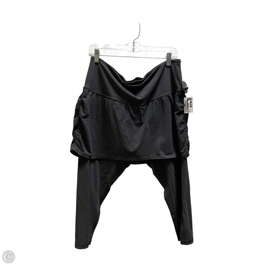 Athletic Capris By Athleta In Black, Size: 2x
