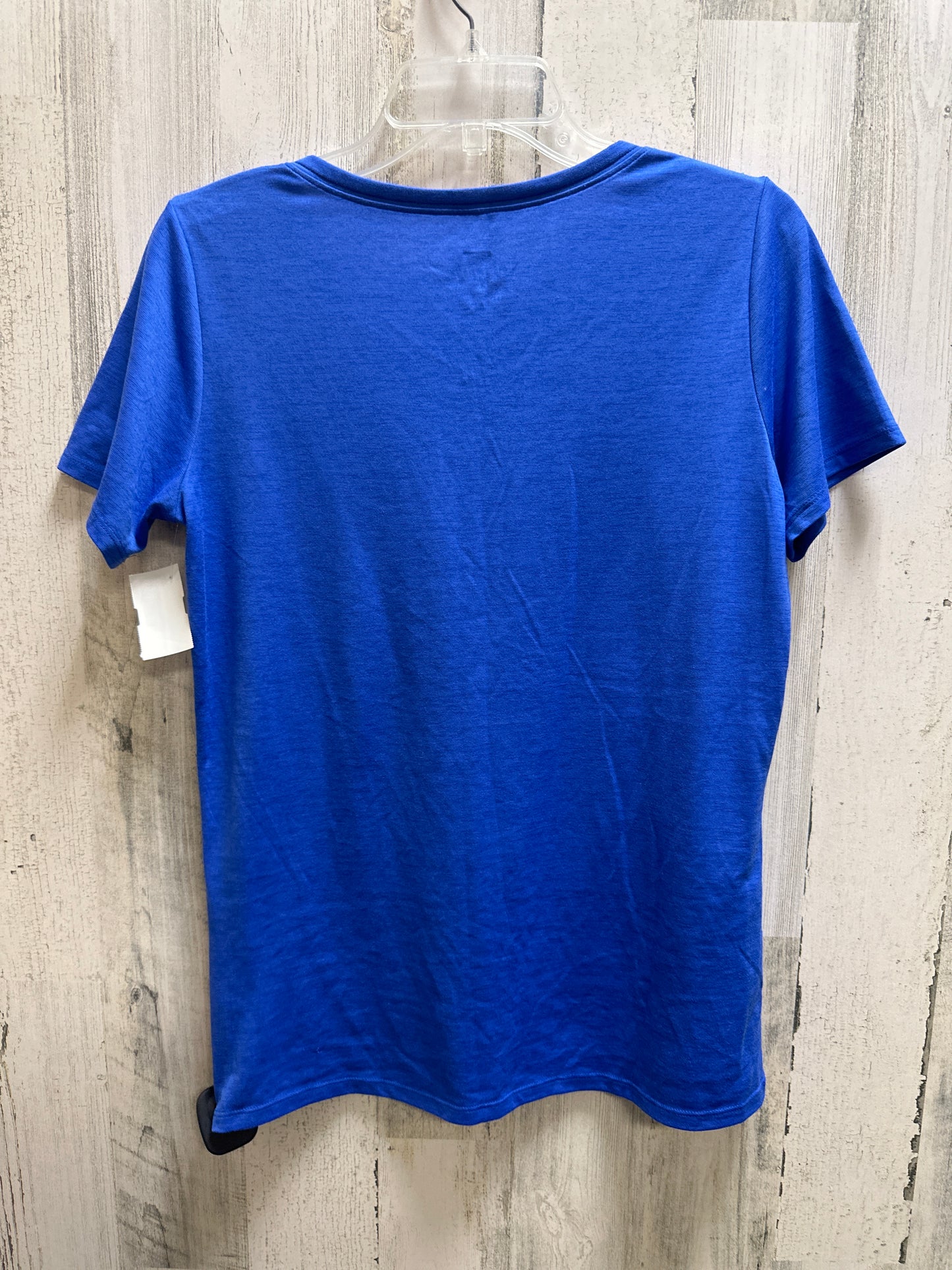 Blue Top Short Sleeve Nike Apparel, Size S