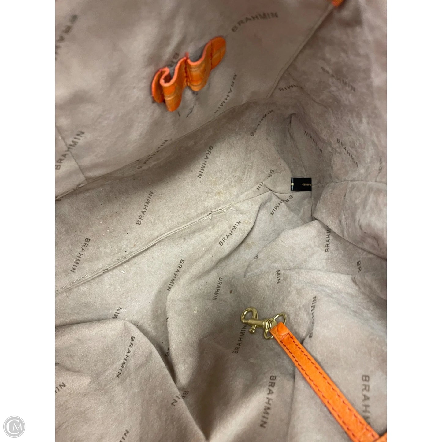 Handbag Designer By Brahmin, Size: Large