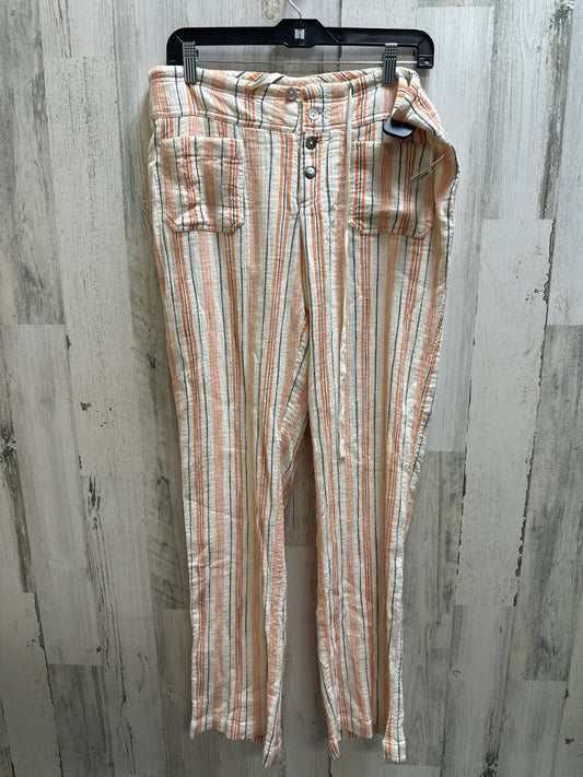 Orange Pants Linen Sundance, Size S