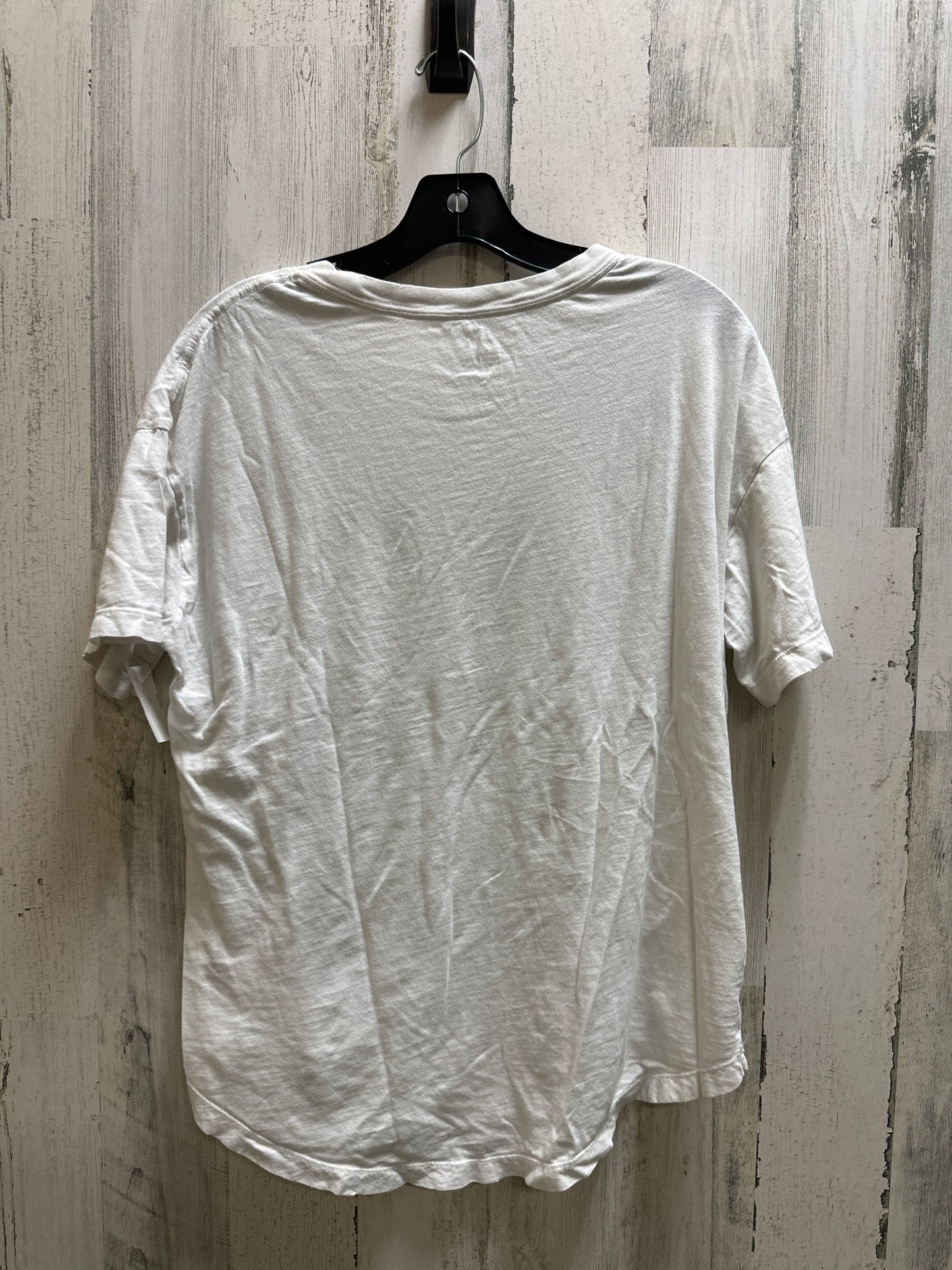 White Top Short Sleeve Basic Aerie, Size S