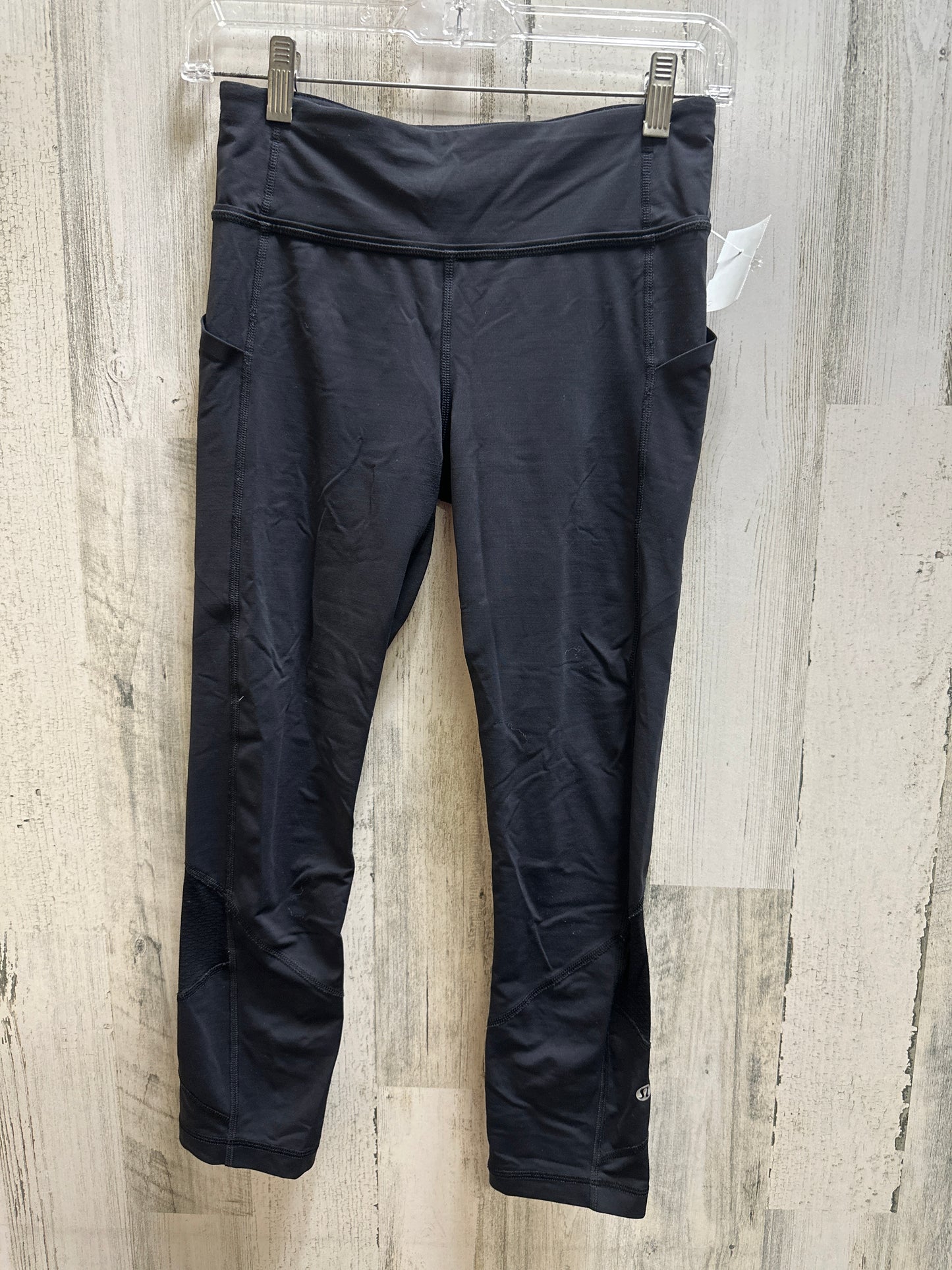 Black Athletic Leggings Capris Lululemon, Size 4