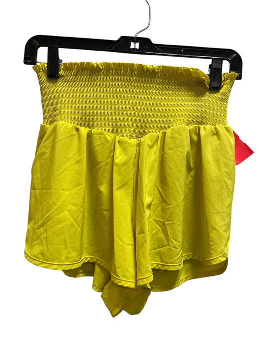 Athletic Shorts By Aerie In Yellow, Size: M