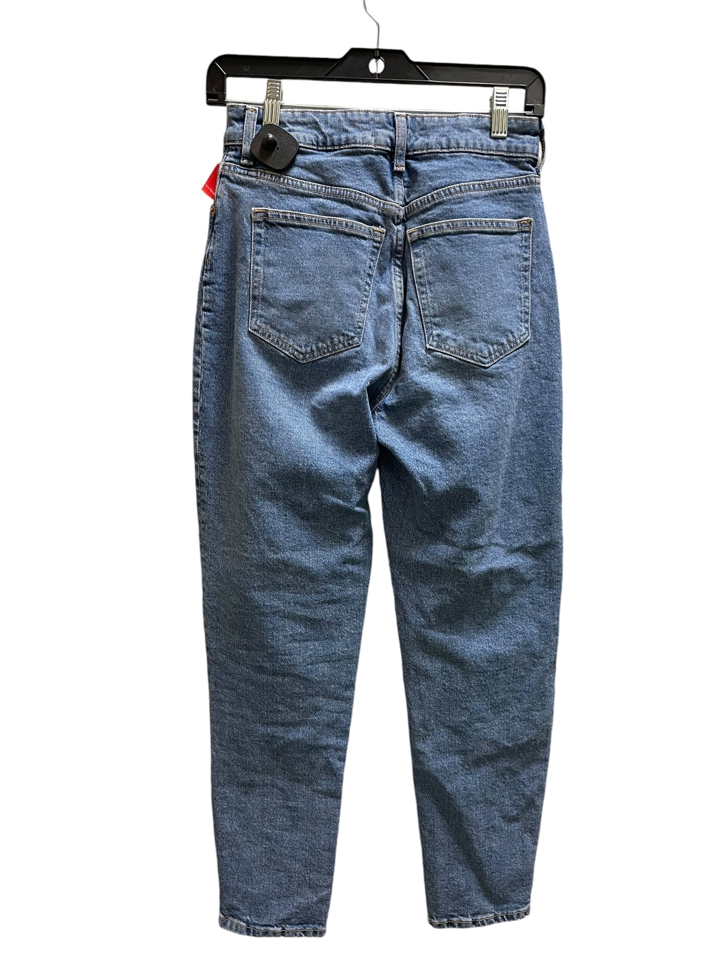 Jeans Straight By H&m In Blue Denim, Size: 6