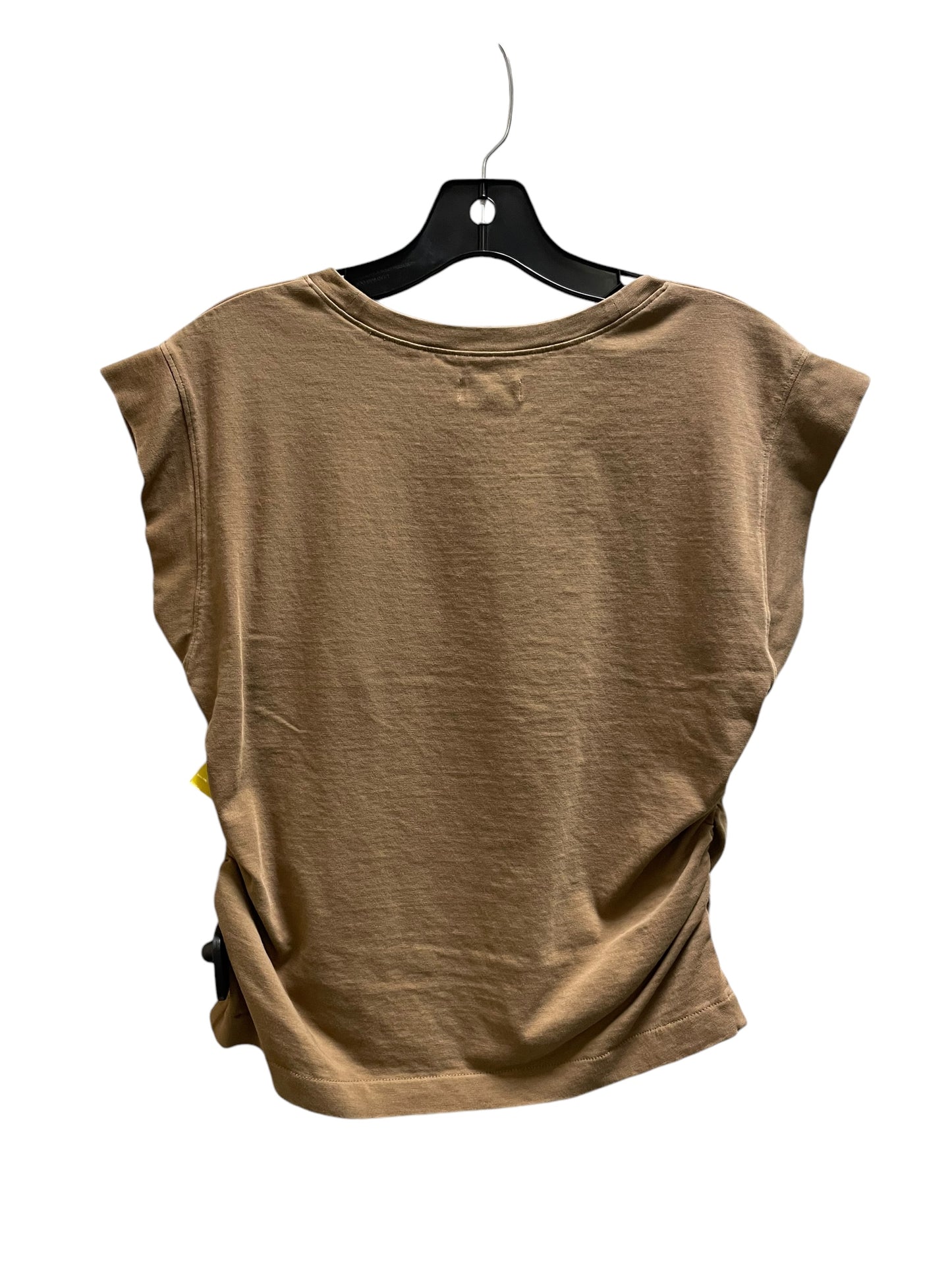 Top Short Sleeve By Madewell In Brown, Size: M