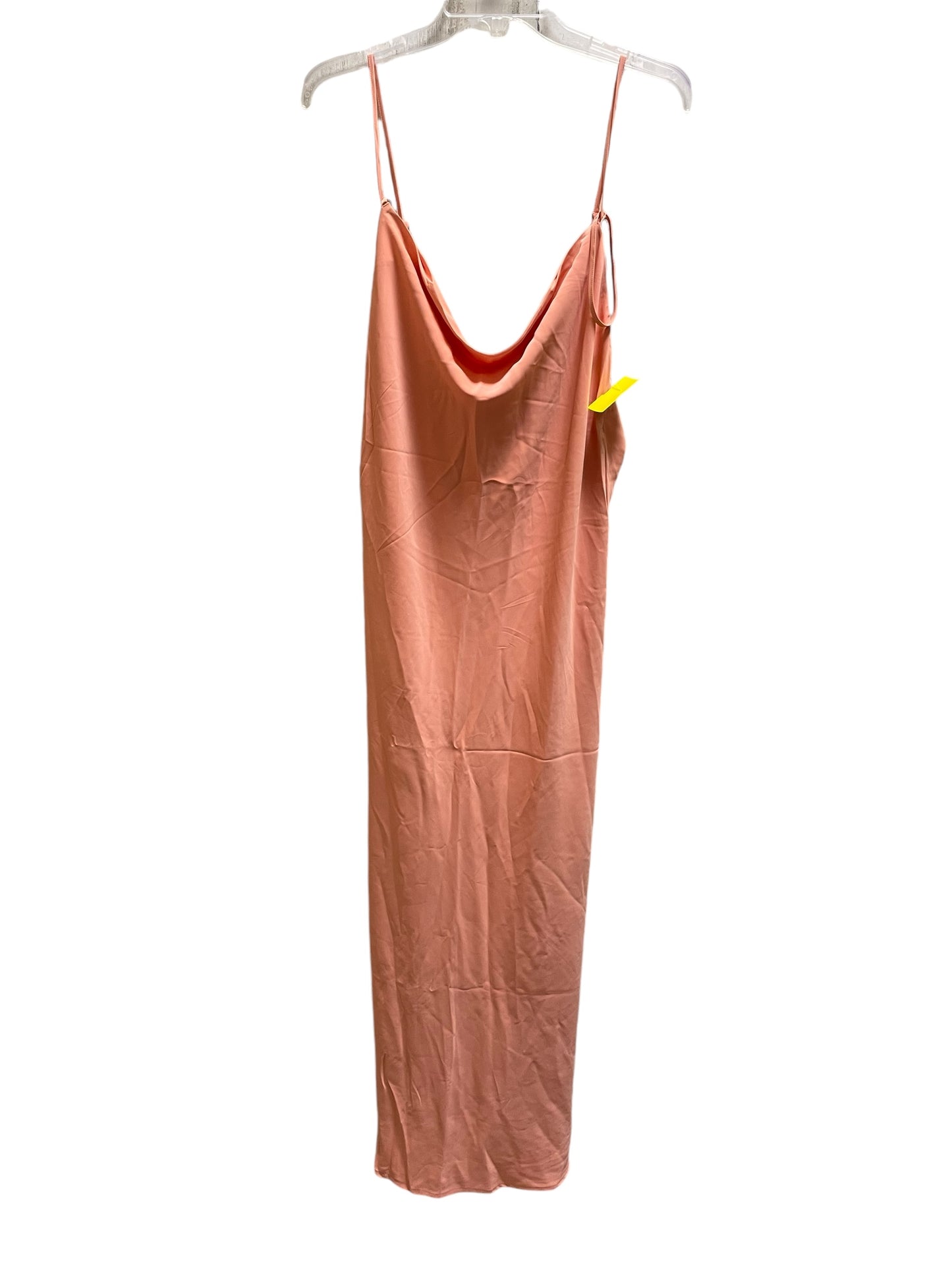 Dress Party Long By Abercrombie And Fitch In Peach, Size: L