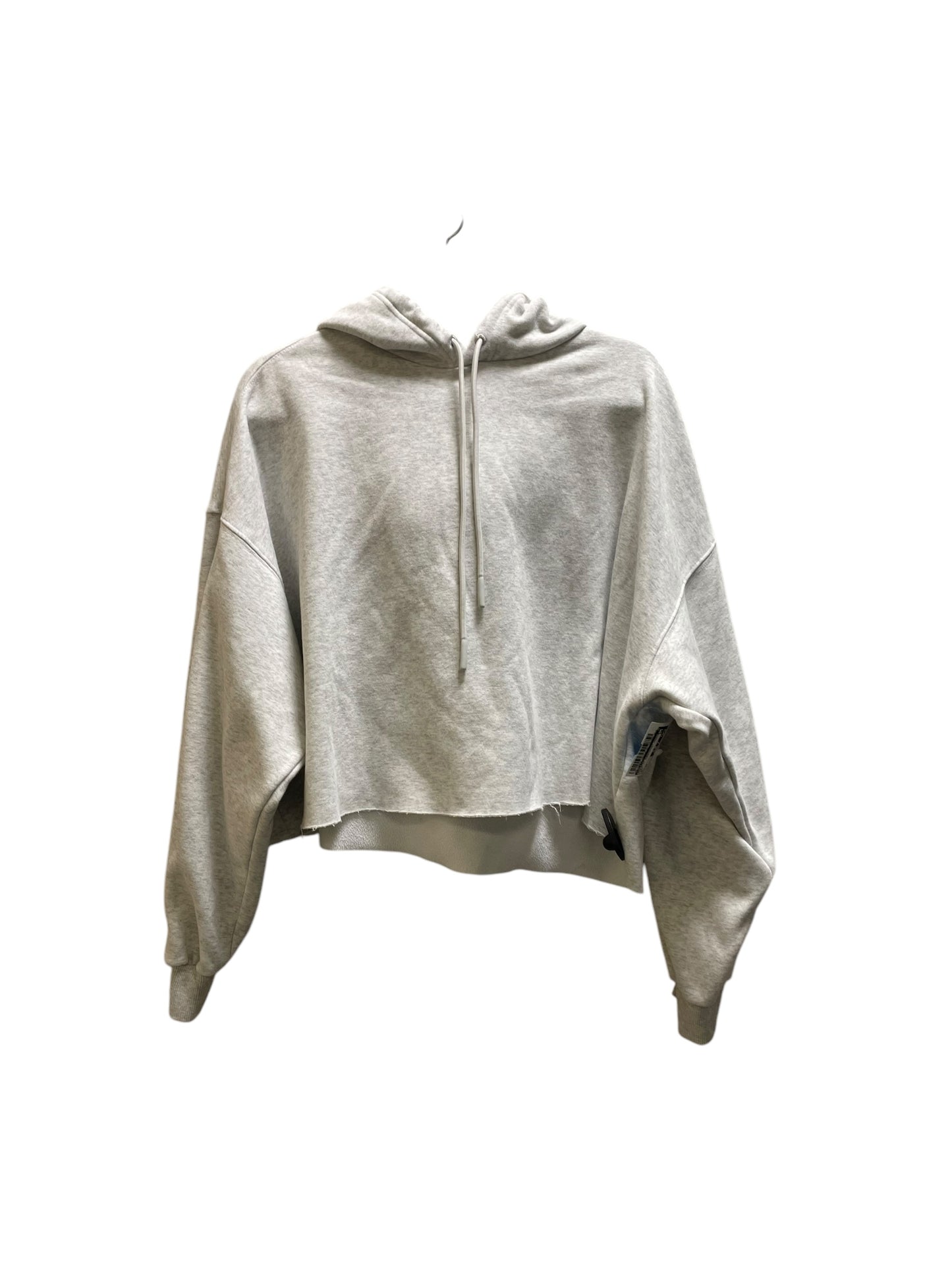 Athletic Sweatshirt Hoodie By Fabletics In Grey, Size: 2x