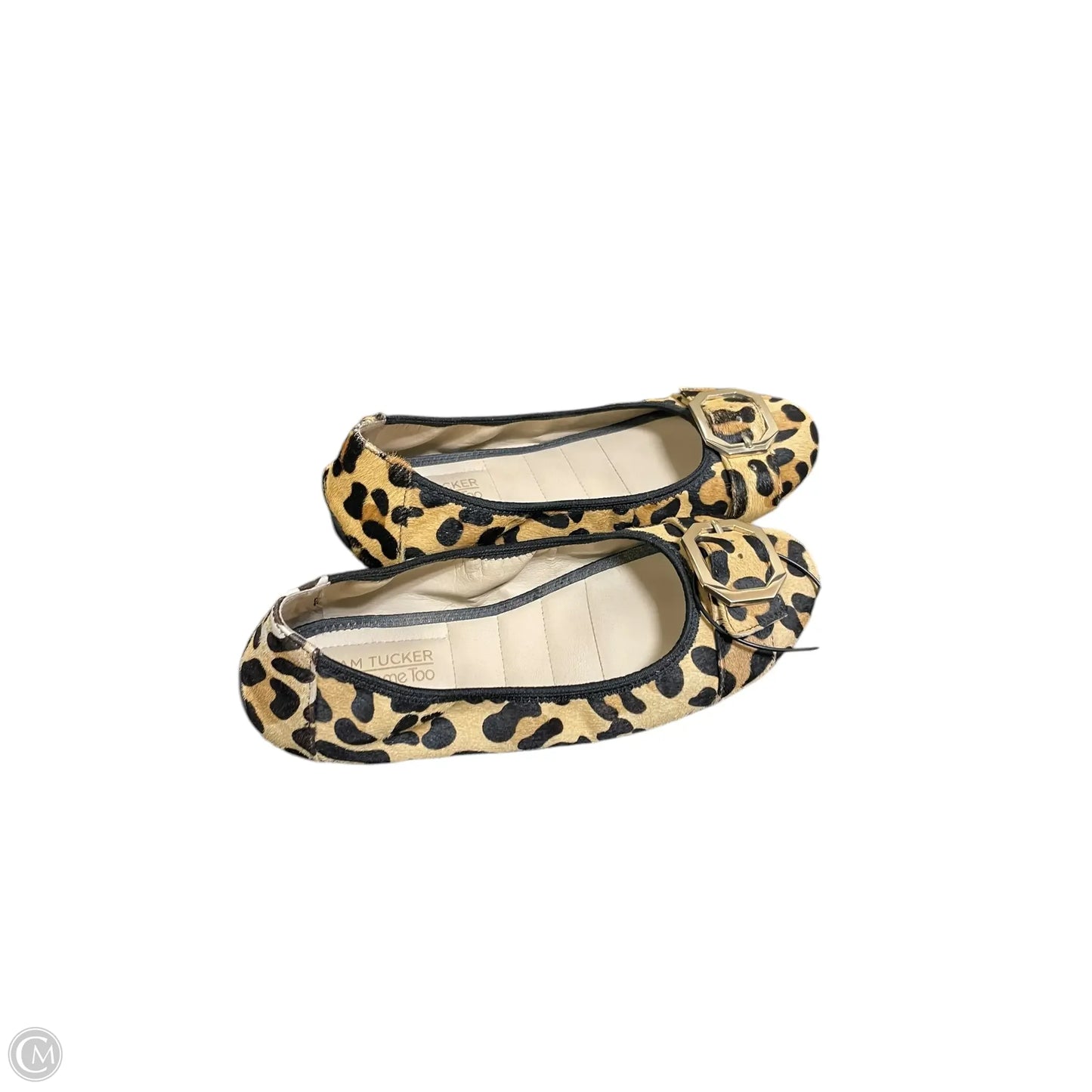 Shoes Flats By Adam Tucker In Animal Print, Size: 8