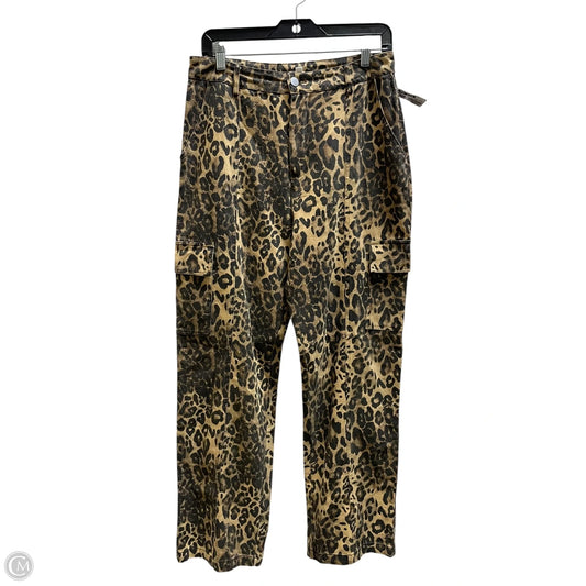 Pants Wide Leg By Clothes Mentor In Animal Print, Size: M