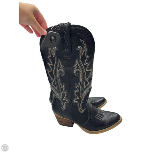 Boots Western By Clothes Mentor In Black, Size: 8.5