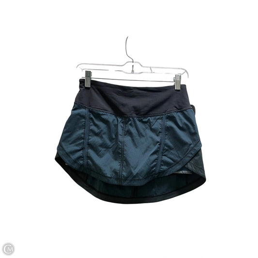 Athletic Skirt By Lululemon In Blue, Size: 4