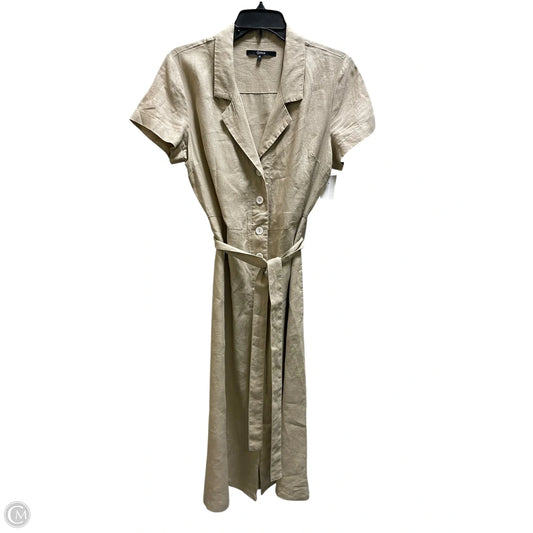 Dress Casual Midi By Quince In Cream, Size: S