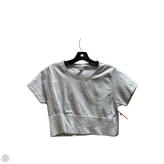 Athletic Top Short Sleeve By Aerie In White, Size: L