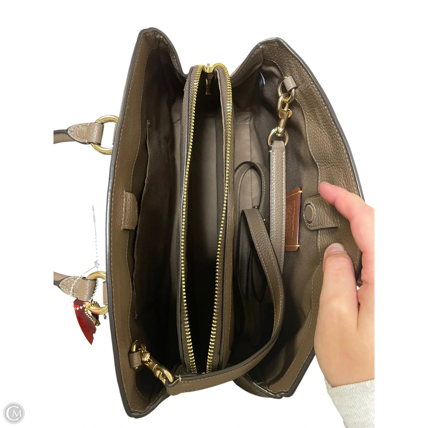 Handbag Designer By Coach, Size: Large