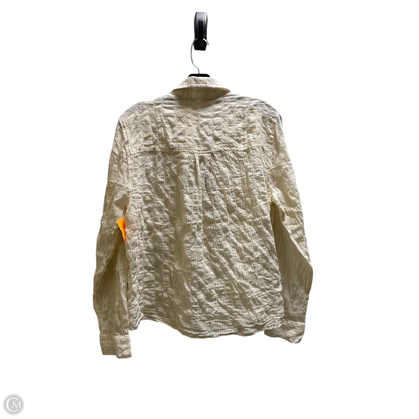 Top Long Sleeve By Cloth & Stone In Beige, Size: S