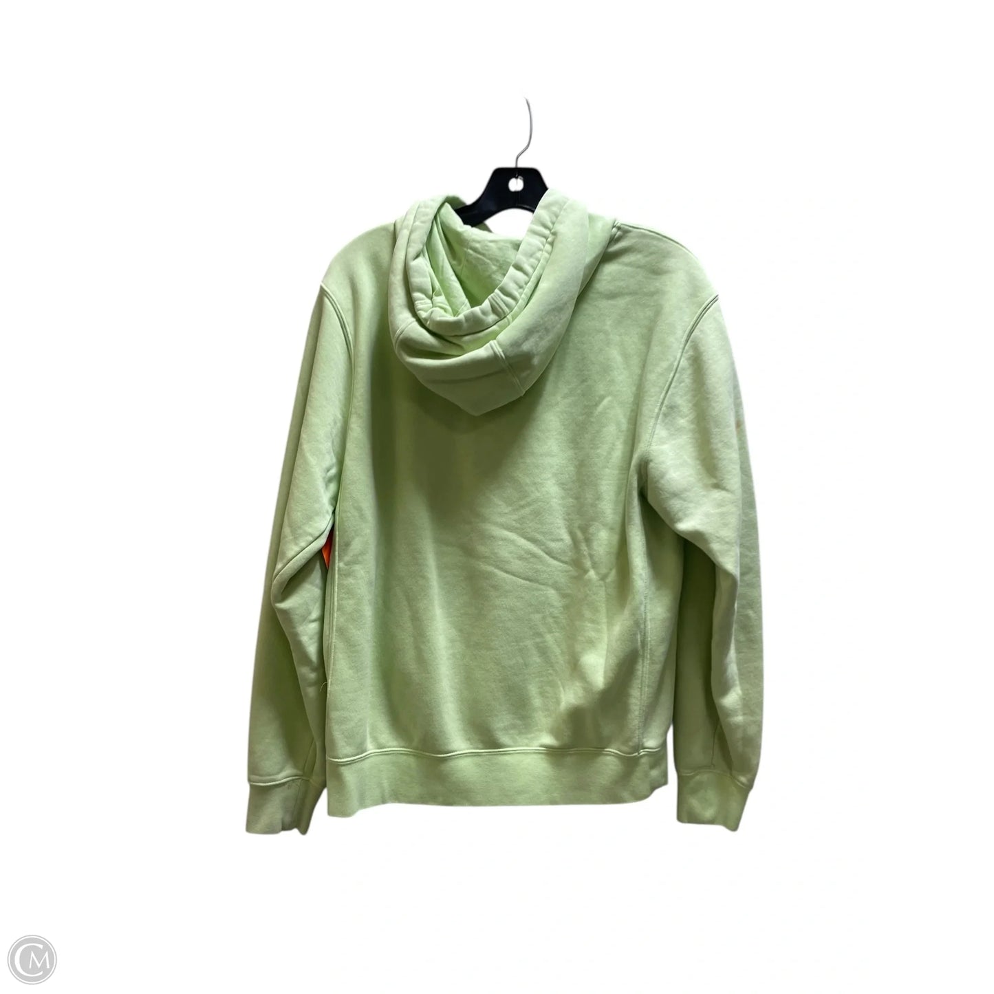 Sweatshirt Hoodie By Nike In Green, Size: S