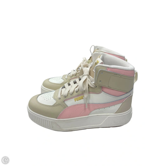 Shoes Sneakers By Puma In Pink, Size: 8.5