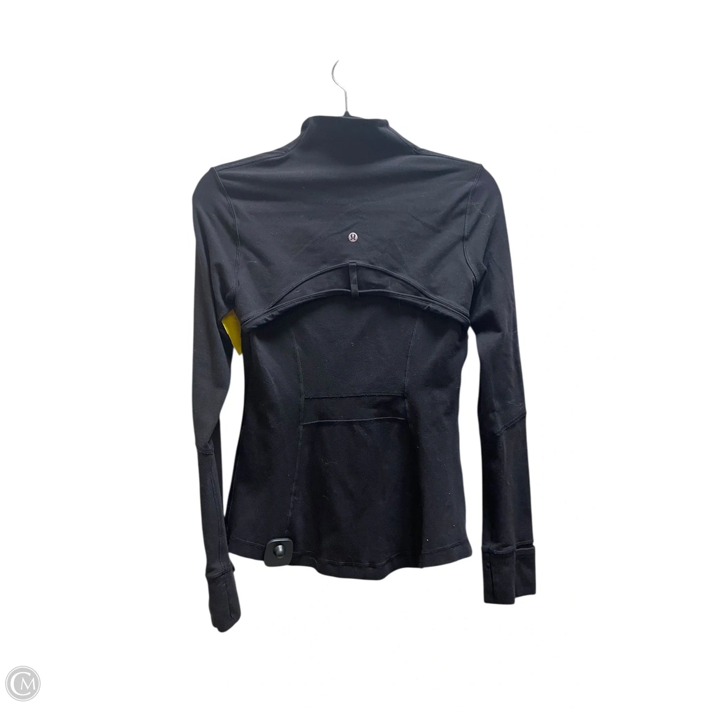 Athletic Jacket By Lululemon In Black, Size: 6