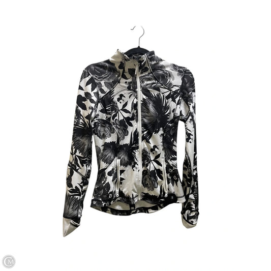Athletic Jacket By Lululemon In Black, Size: 4