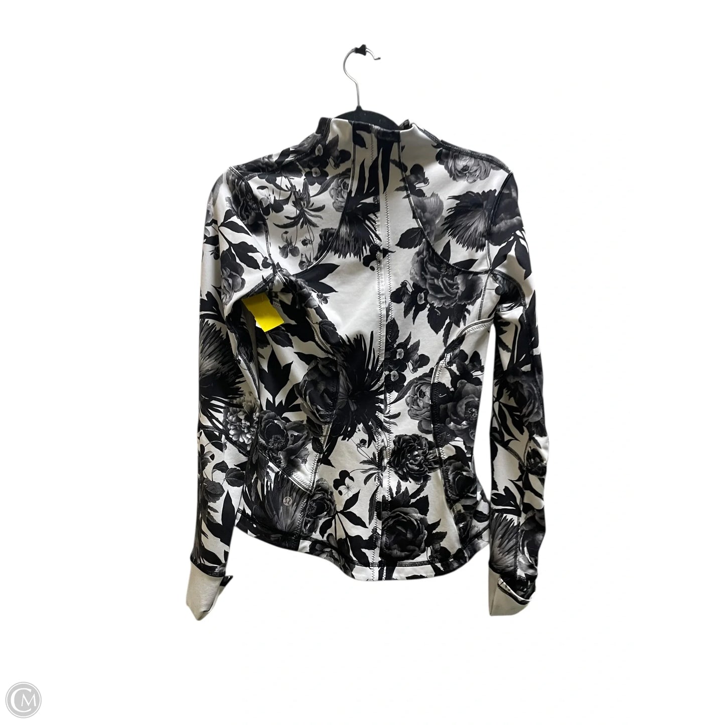 Athletic Jacket By Lululemon In Black, Size: 4