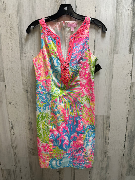 Pink Dress Casual Midi Lilly Pulitzer, Size 0