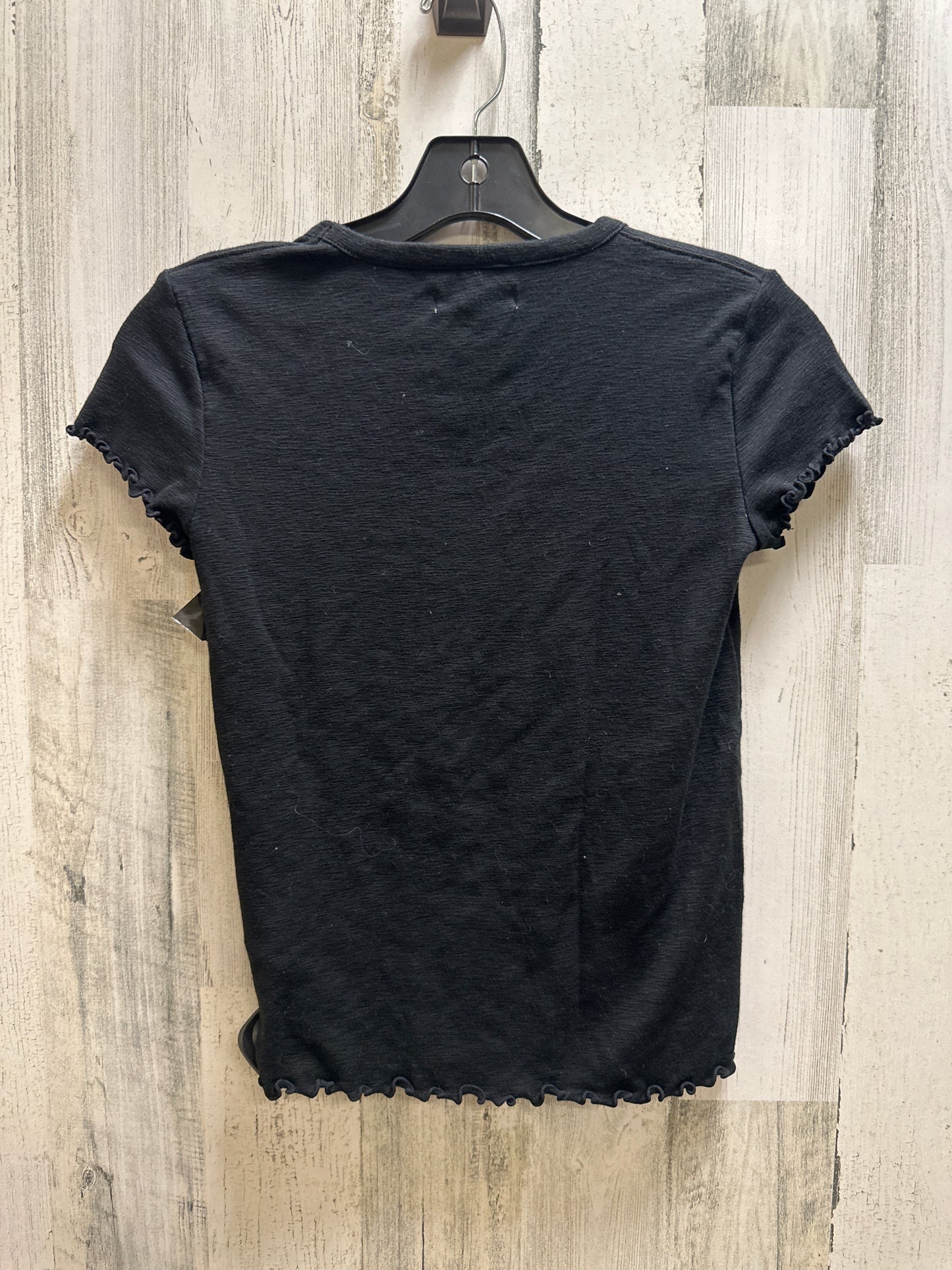 Black Top Short Sleeve Madewell, Size Xs