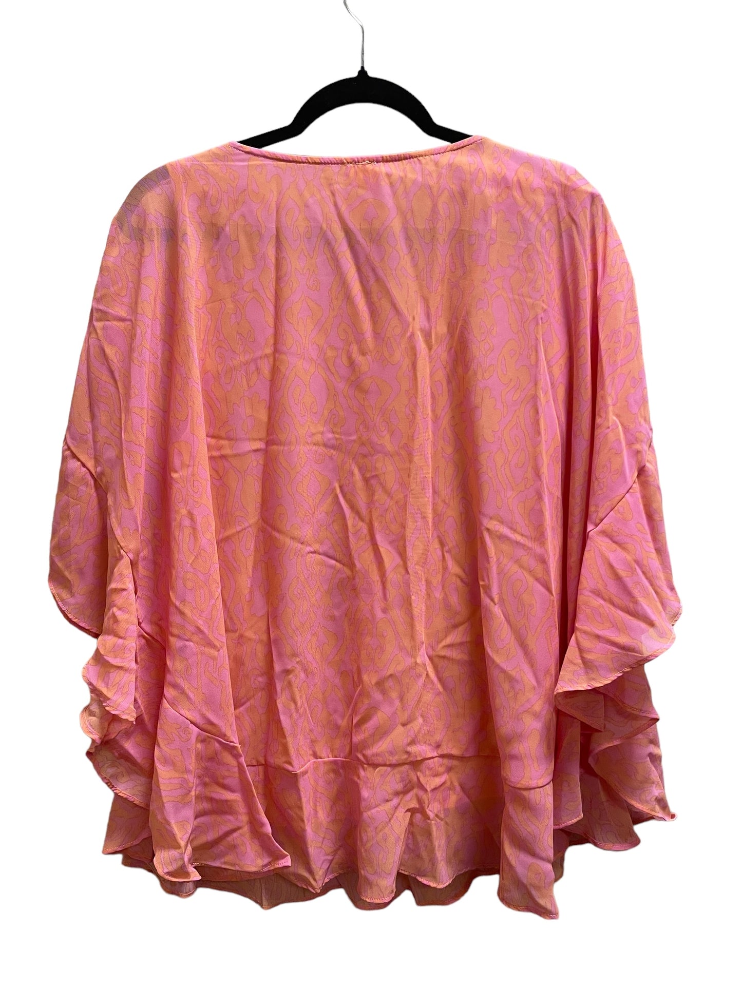 Top Short Sleeve By Clothes Mentor In Pink, Size: 2x