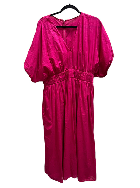 Dress Casual Maxi By Banana Republic In Pink, Size: L