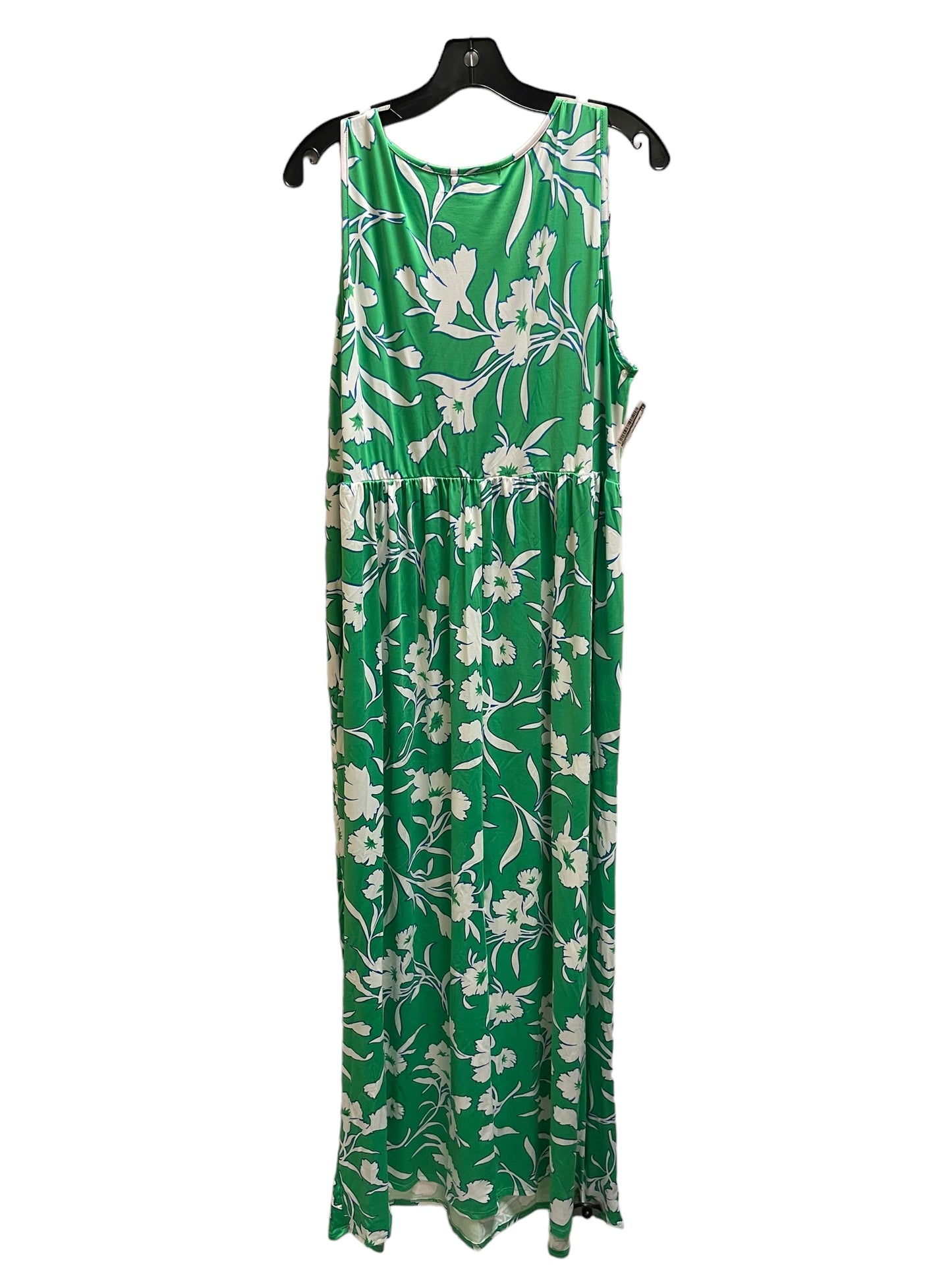 Dress Casual Maxi By Haptics In Green, Size: 1x