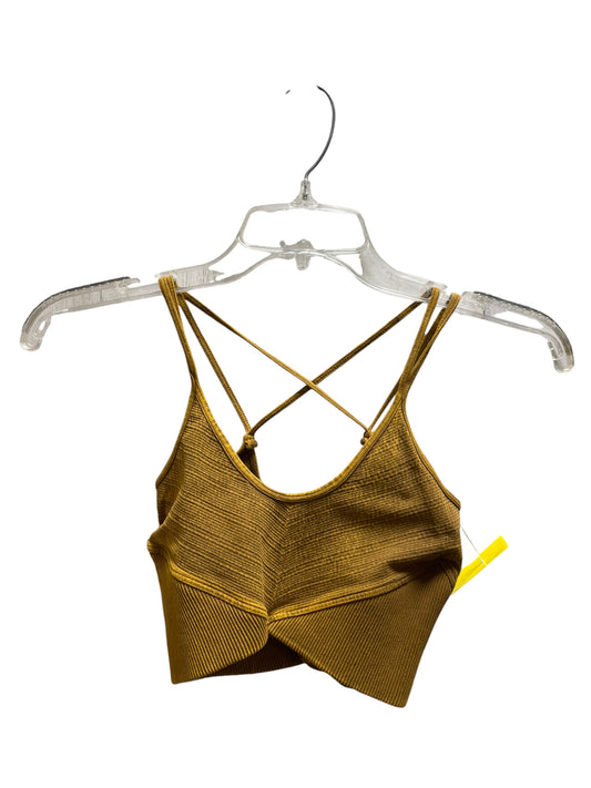 Athletic Bra By Free People In Yellow, Size: Xs