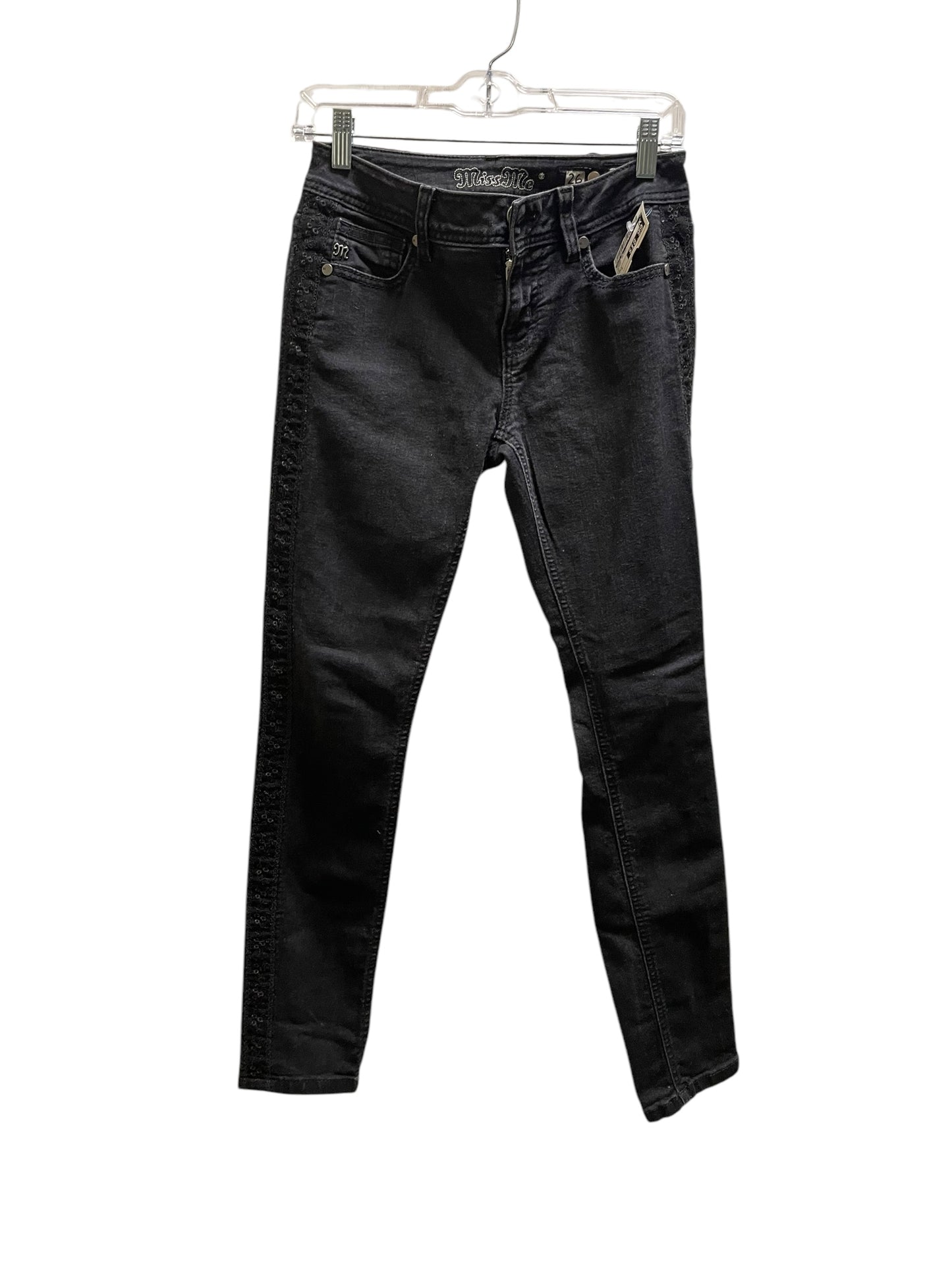 Jeans Skinny By Miss Me In Black, Size: 2