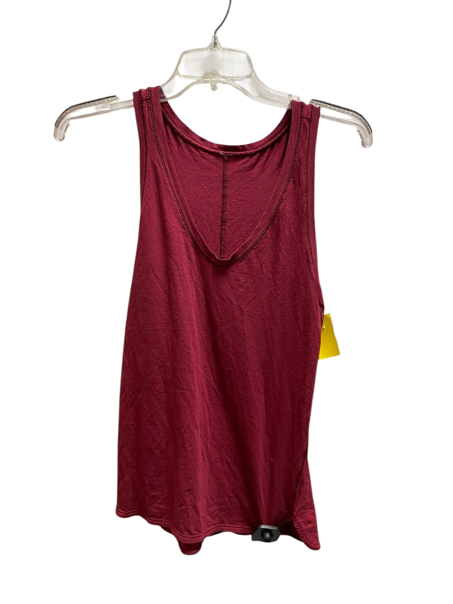 Athletic Tank Top By Lululemon In Red, Size: S