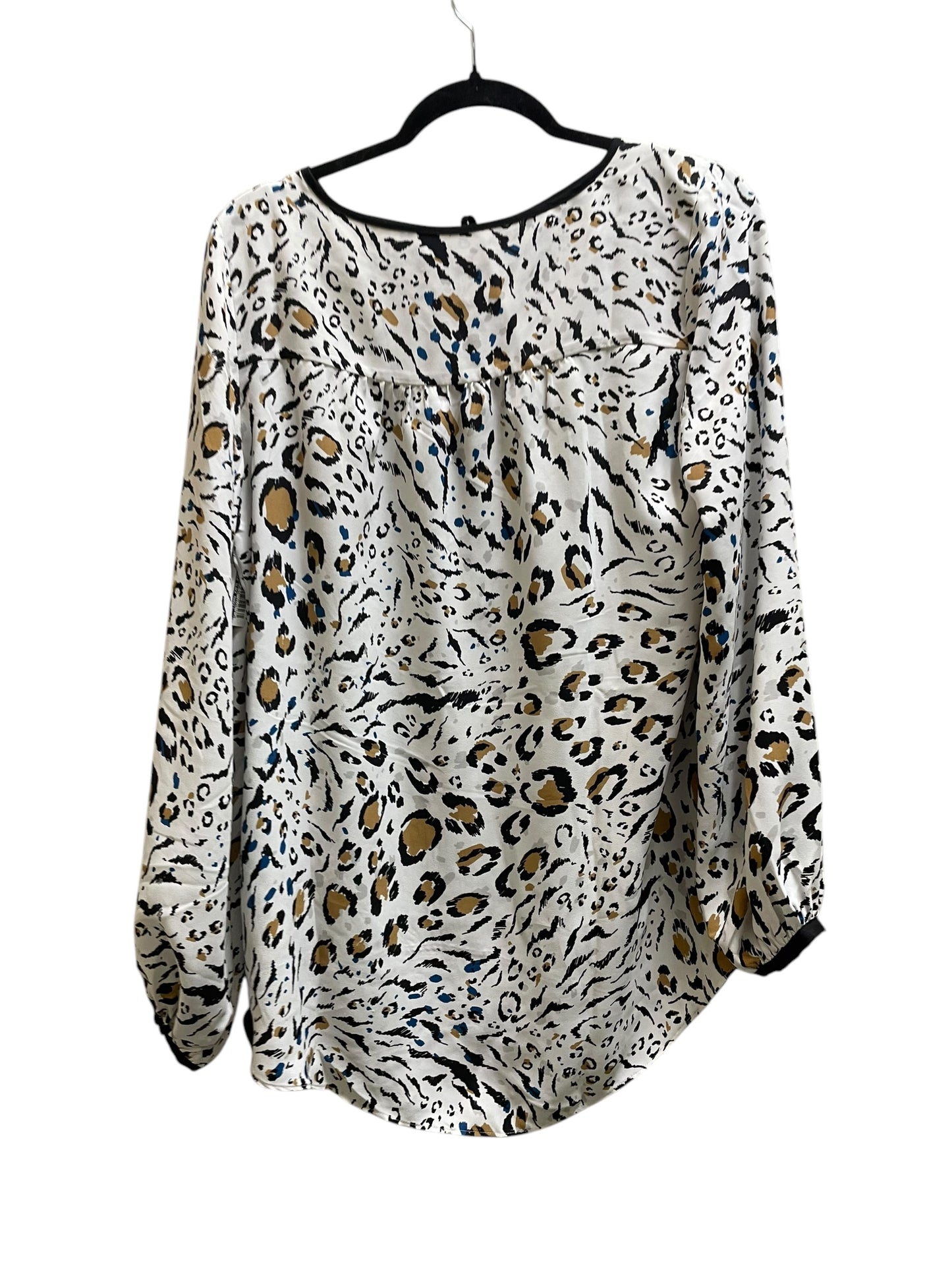 Top Long Sleeve By White House Black Market In White, Size: S