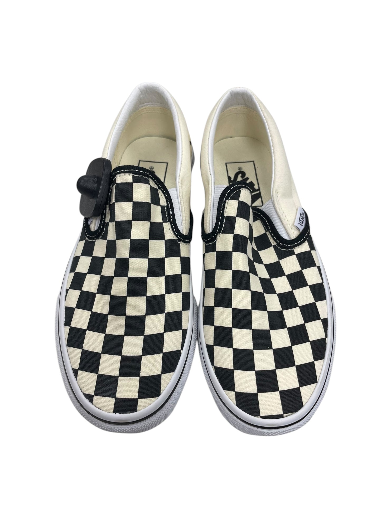 Shoes Flats By Vans In Checkered Pattern, Size: 6.5