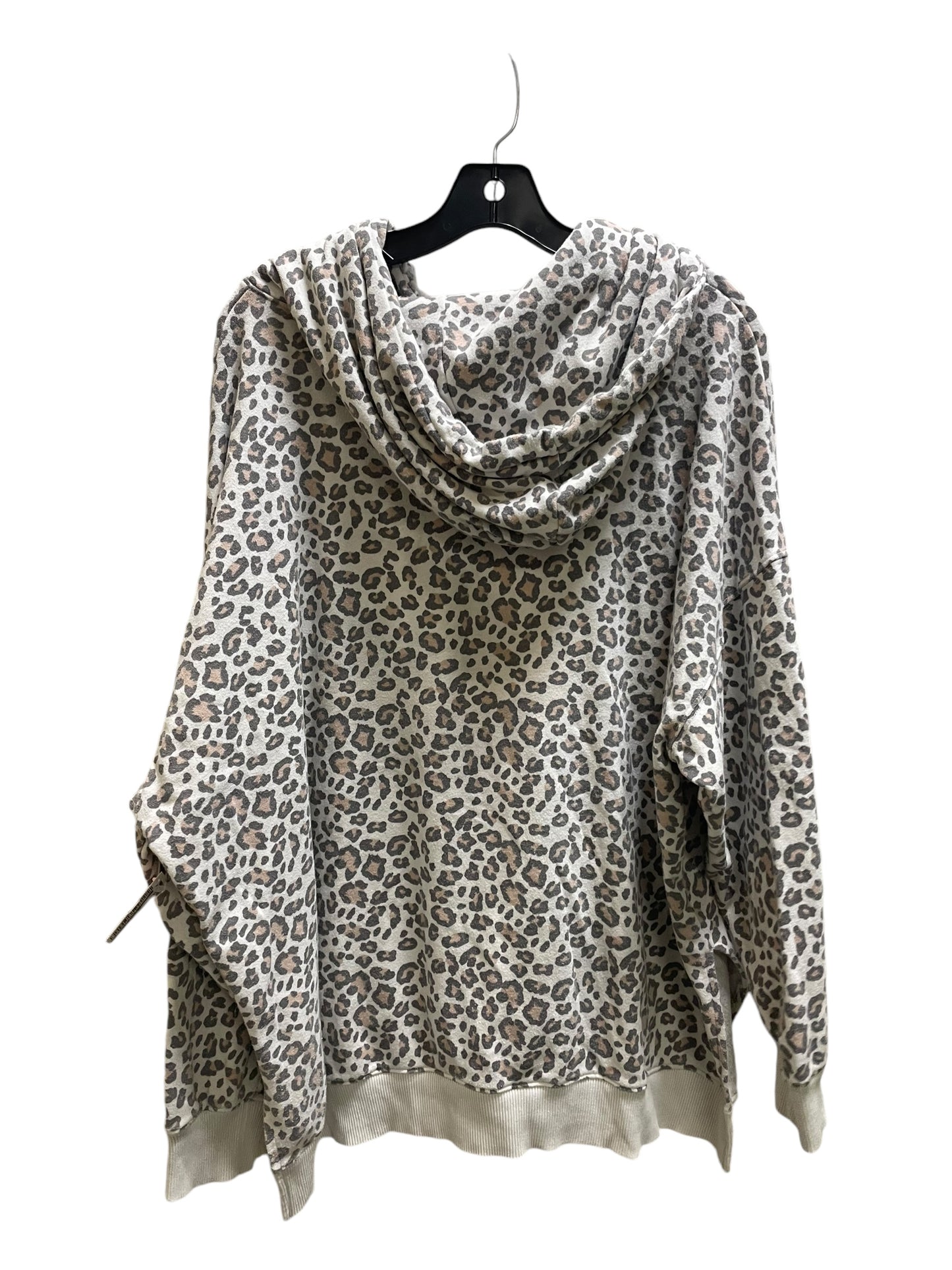 Sweatshirt Hoodie By American Eagle In Animal Print, Size: L