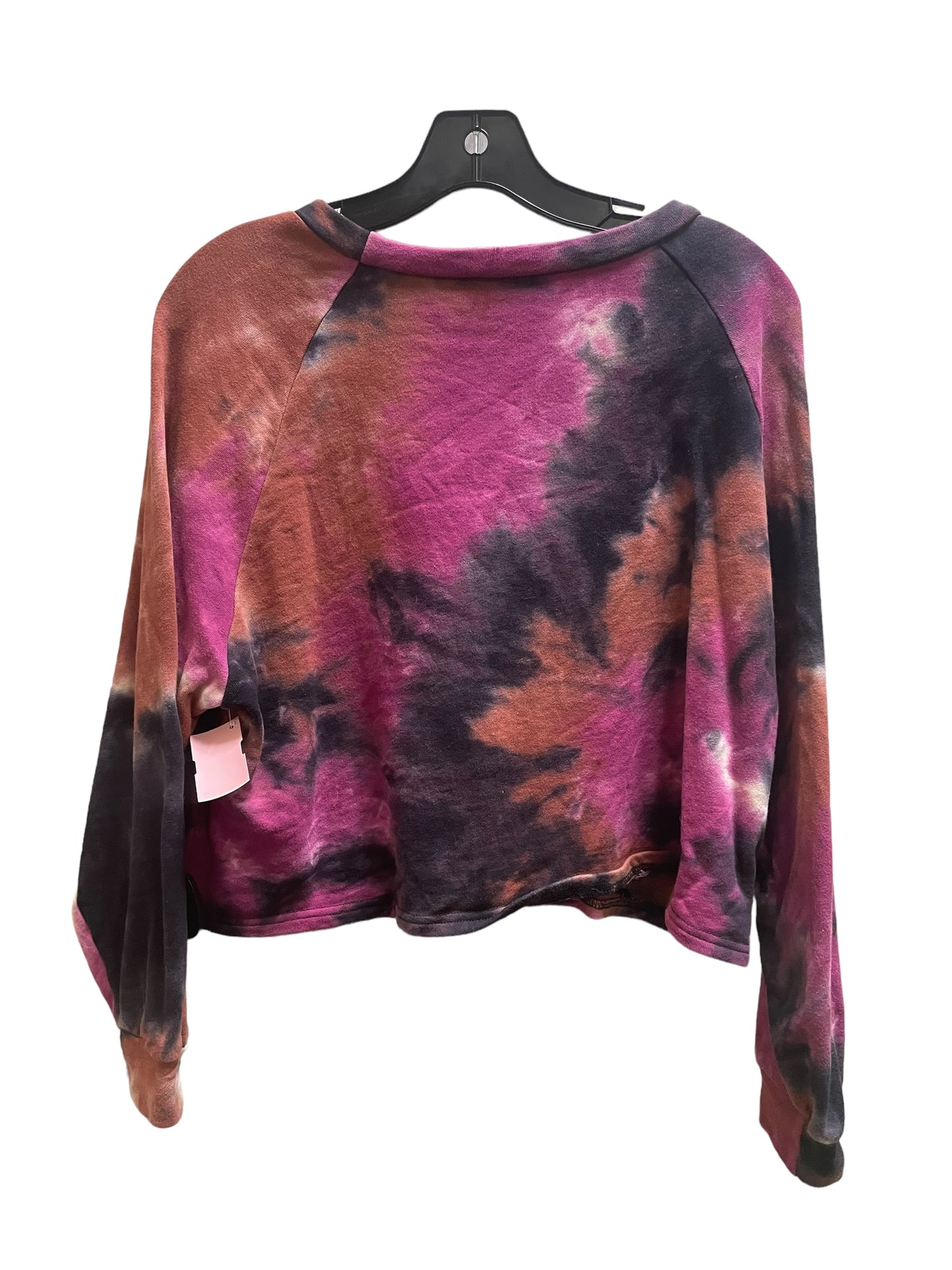 Top Long Sleeve By Entro In Tie Dye Print, Size: S