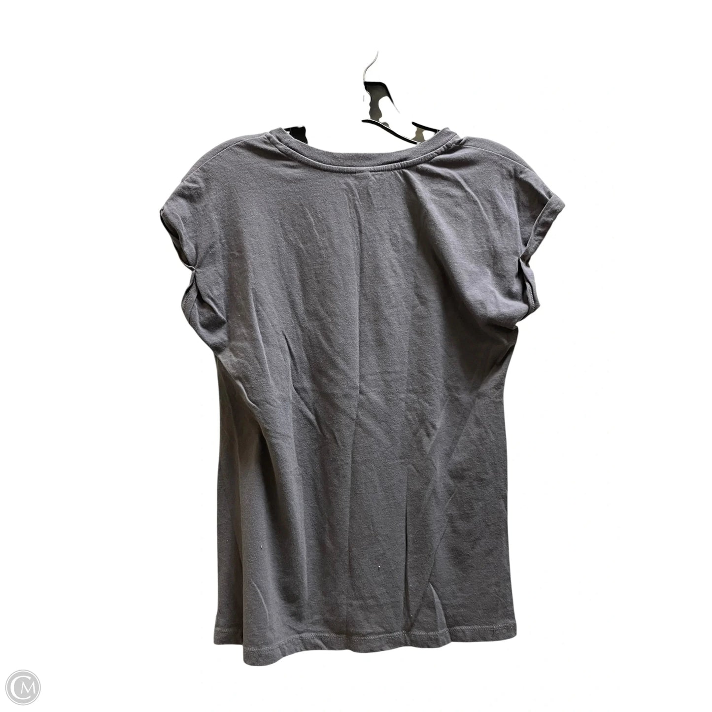 Top Short Sleeve By Clothes Mentor In Grey, Size: S