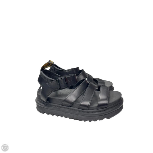Sandals Flats By Dr Martens In Black, Size: 8