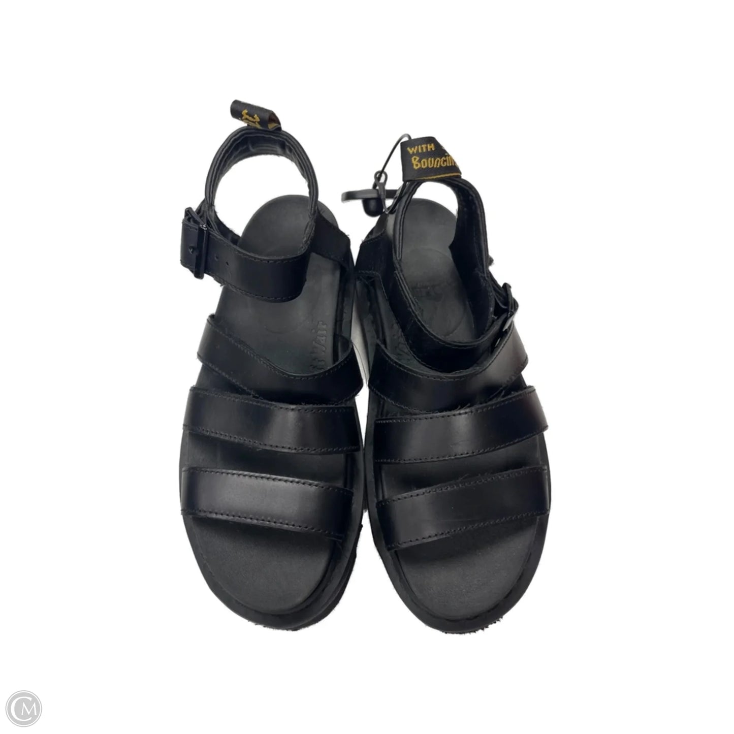 Sandals Flats By Dr Martens In Black, Size: 8