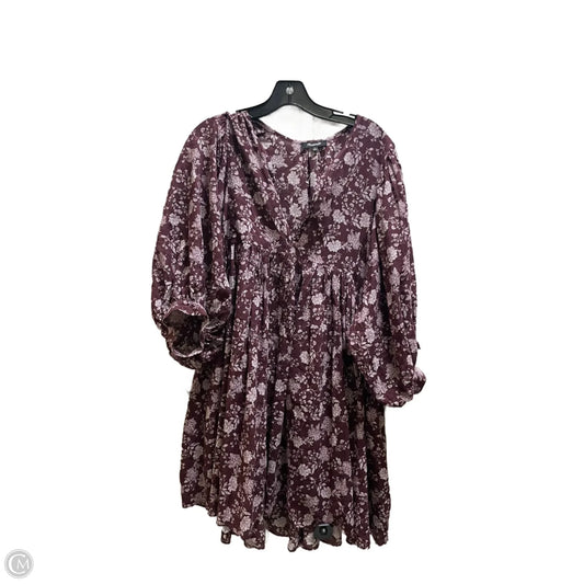 Dress Casual Midi By Madewell In Purple, Size: S
