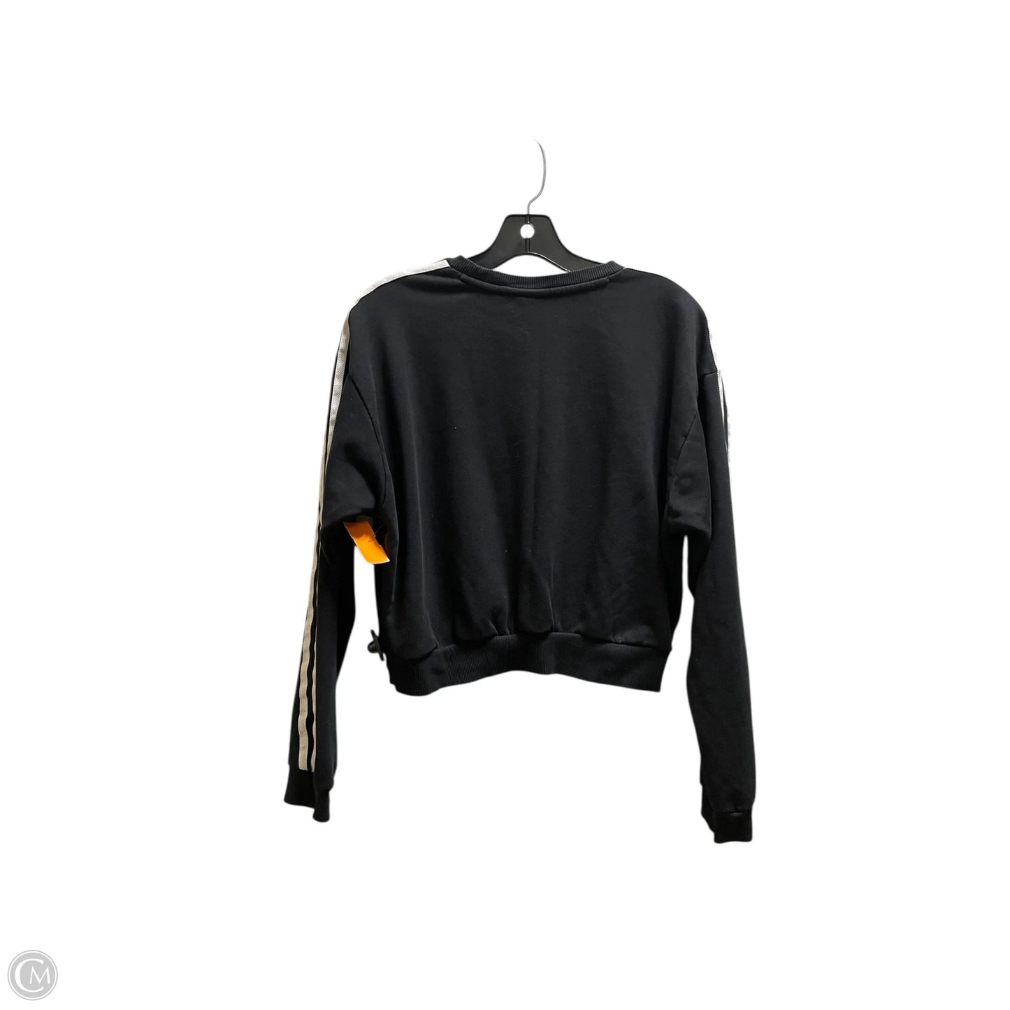 Sweatshirt Crewneck By Adidas In Black, Size: S