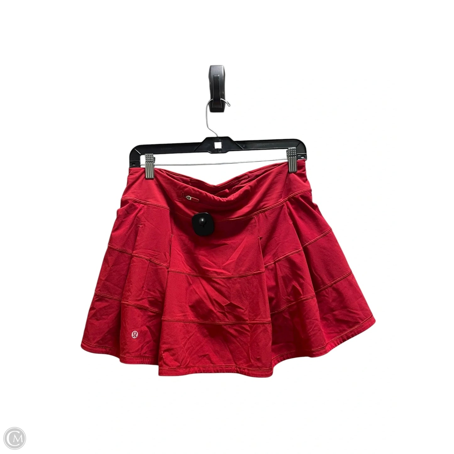 Athletic Skirt By Lululemon In Red, Size: 8