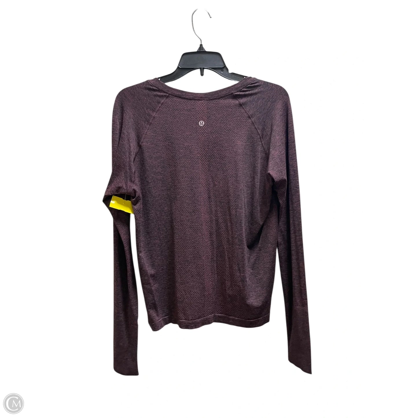 Athletic Top Long Sleeve Crewneck By Lululemon In Red, Size: 14