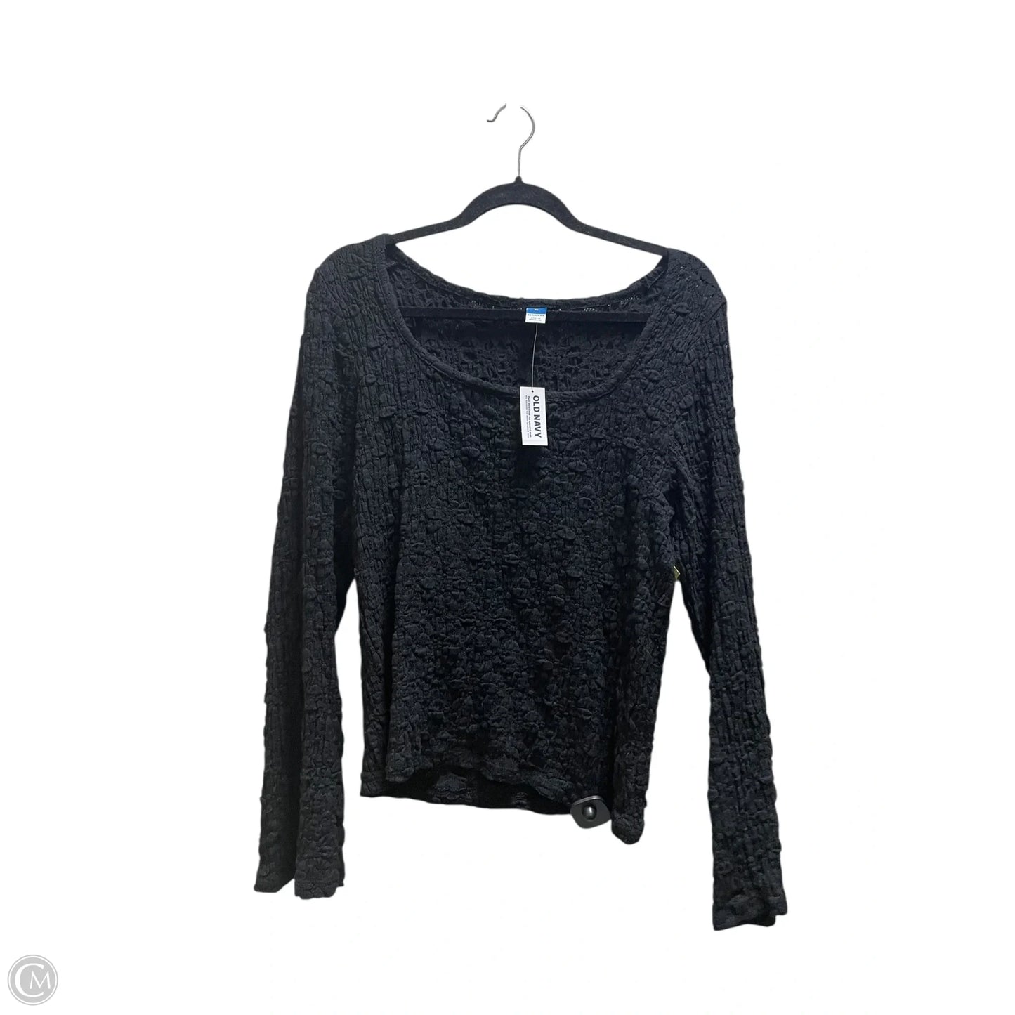 Top Long Sleeve By Old Navy In Black, Size: Xl