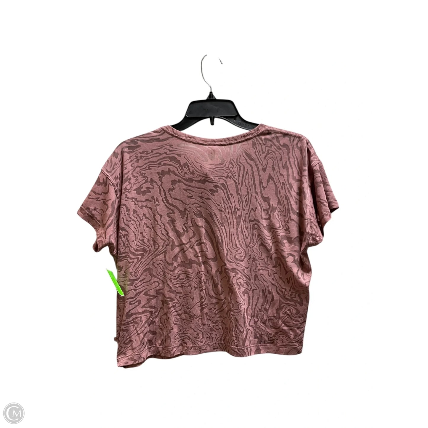 Top Short Sleeve By Lululemon In Pink, Size: 8