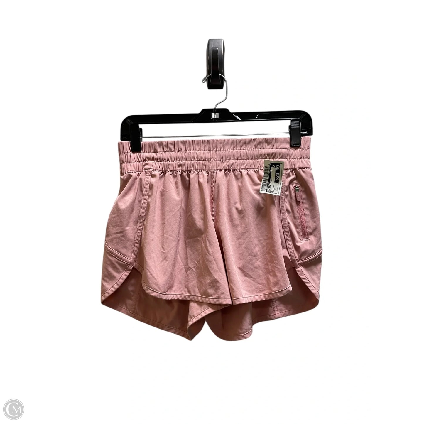 Athletic Shorts By Lululemon In Pink, Size: 8