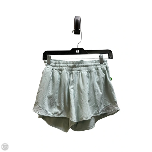 Athletic Shorts By Lululemon In Green, Size: 8
