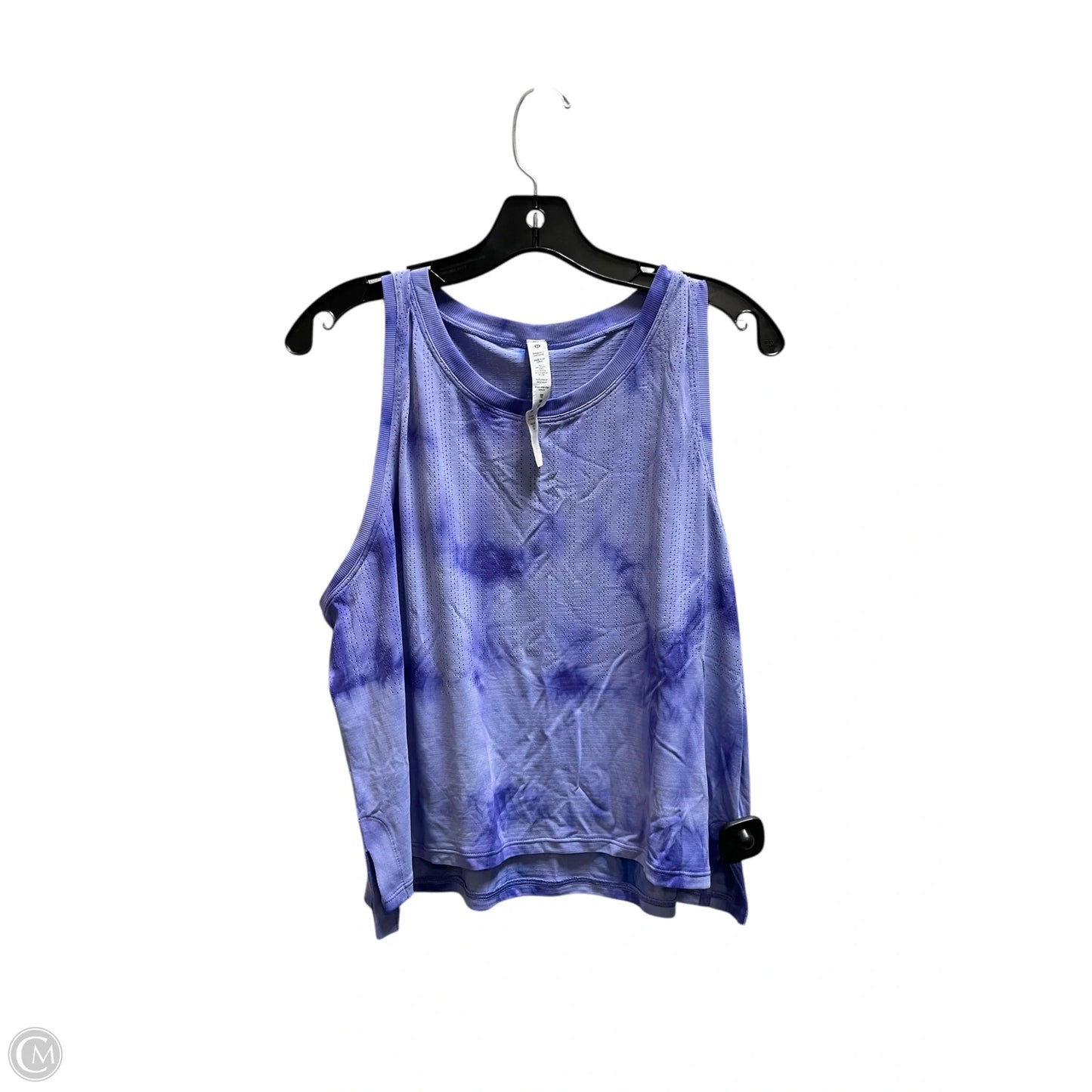 Athletic Top Short Sleeve By Lululemon In Purple, Size: 12