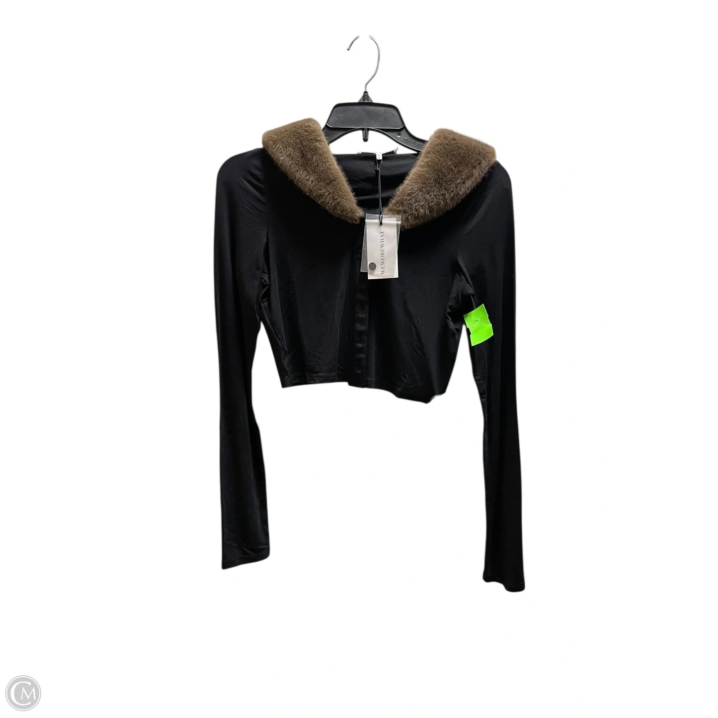 Top Long Sleeve Basic By Clothes Mentor In Black, Size: S