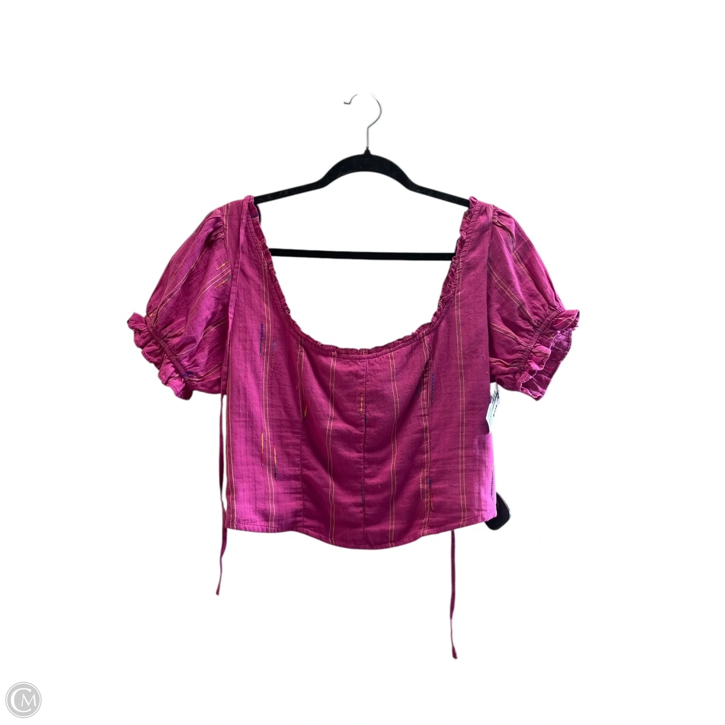 Top Short Sleeve By Free People In Purple, Size: S